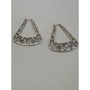 Artisan Handmade Sterling Silver Earrings With Fish Accents
